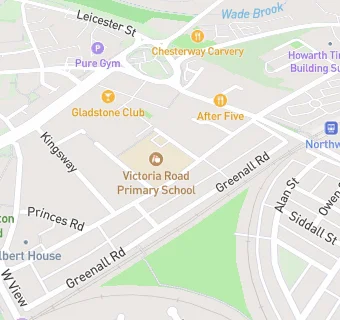 map for Victoria Road Primary School