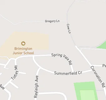 map for Brimington Junior School Mellors Catering Services