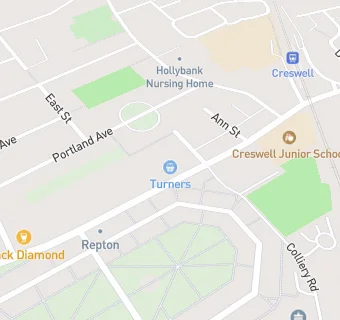 map for Creswell Dental Practice