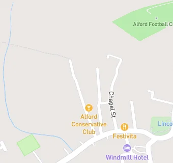 map for Alford & District Conserv Club