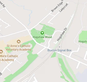 map for St Annes Voluntary Academy