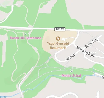 map for Ysgol Beaumaris