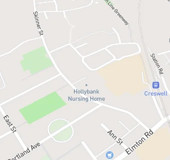 map for Hollybank Nursing Home Ltd