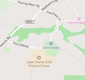 map for The Bells Of Peover