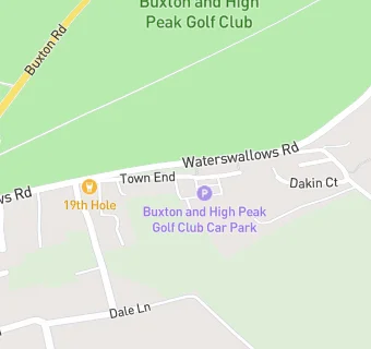 map for Buxton & High Peak Golf Club