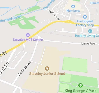 map for Speedwell Infant School