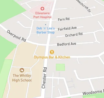 map for Olympus bar and kitchen