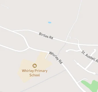 map for Whirley Primary School Breakfast & After School Club