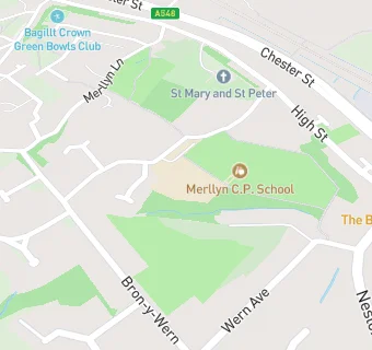 map for Merllyn C.P. School