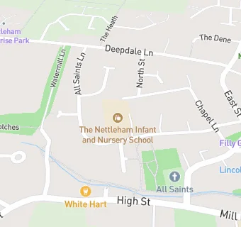 map for The Nettleham Infant School