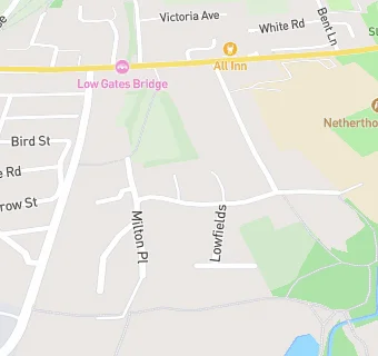 map for Netherthorpe School