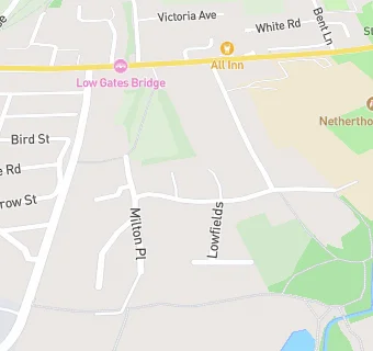 map for Netherthorpe School