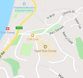 map for Clwb Ysgol Glan Conwy (After School Club)