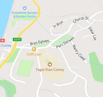 map for Ysgol Glan Conwy