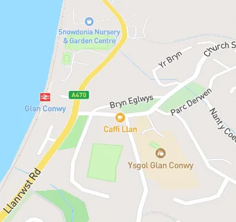 map for Caffi Llan