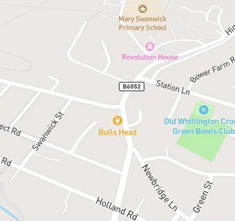 map for The Bulls Head