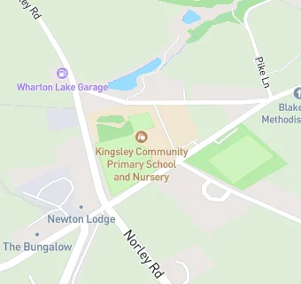 map for Kingsley Community Primary School and Nursery