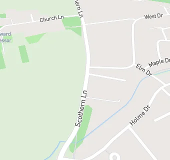 map for Sudbrooke Village Hall