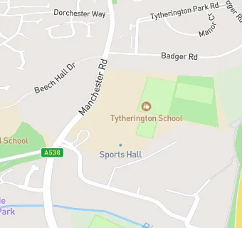 map for Tytherington High School