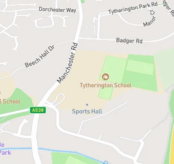 map for Tytherington High School