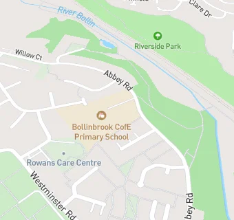 map for Bollinbrook CofE (A) Primary School