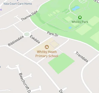 map for Whitby Heath Primary School