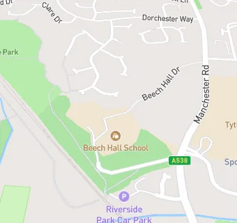 map for Beech Hall School