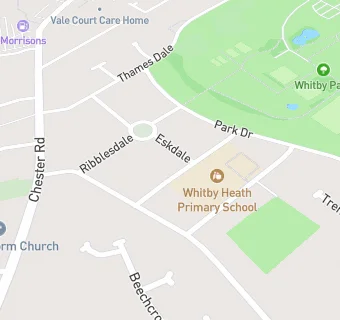 map for Whitby Heath Primary School