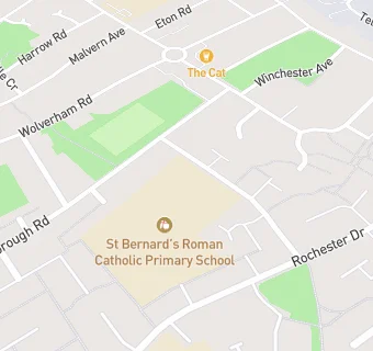 map for Impact Food Group @ St Bernard's Roman Catholic Primary School