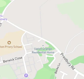 map for Upton Grange Residential Home