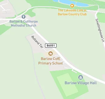 map for Barlow CofE Primary School