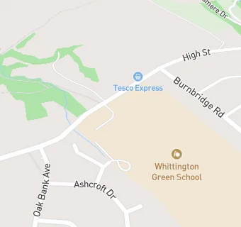 map for Whittington Green School