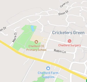 map for Chelford Village Pre-School