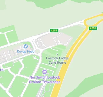 map for Lostock Lodge