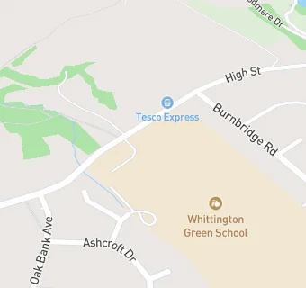 map for Whittington Green School