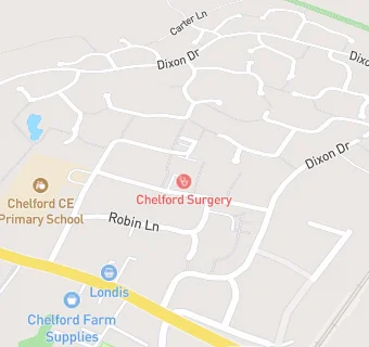 map for Chelford Surgery