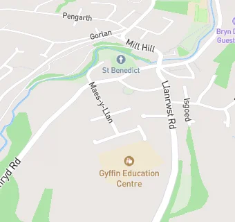 map for Gyffin Education Centre