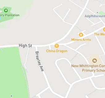 map for New Whittington Family Dental Health Practice