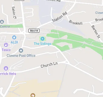 map for North Derbyshire Tertiary College