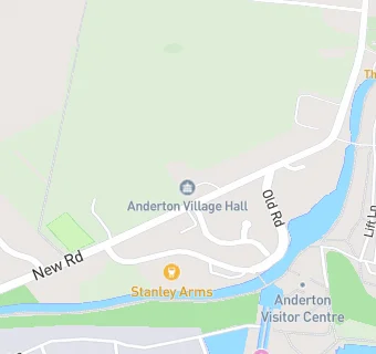 map for Anderton Memorial Hall