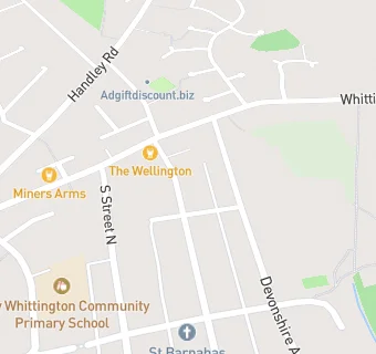 map for New Whittington Social Club