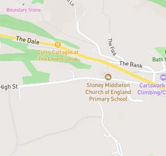 map for Stoney Middleton CofE (C) Primary School