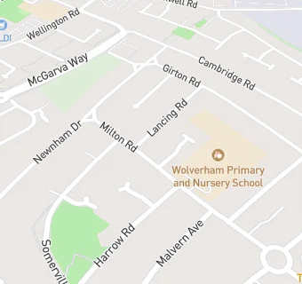 map for Magic Breakfast At Wolverham Primary and Nursery School