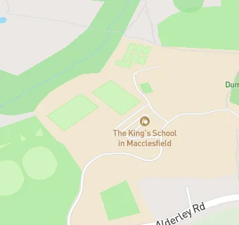 map for The King's School In Macclesfield