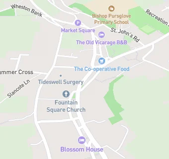 map for Tideswell Pharmacy