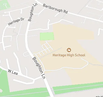 map for Heritage High School