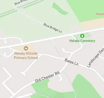 map for Helsby Hillside Link Club