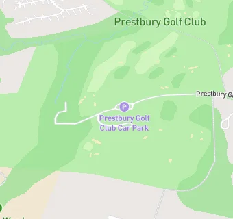 map for Prestbury Golf Club (Catering)