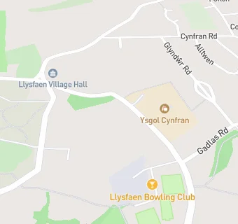 map for Llysfaen Playgroup