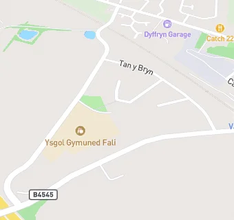 map for Ysgol Gymuned Fali